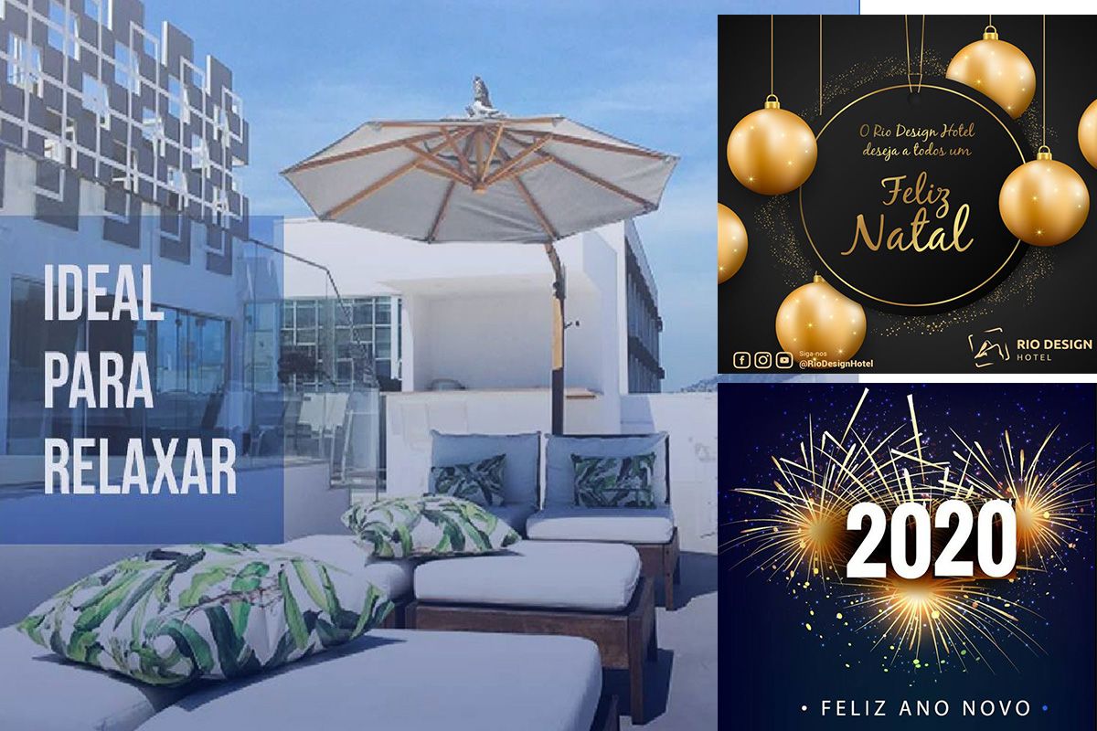 VENHAM PARA O RIO DESIGN HOTEL EM COPACABANA  NO INESQUECÍVEL NATAL E  RÉVEILLON DA CIDADE MARAVILHOSA