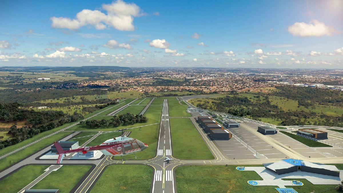 GOIÁS VAI GANHAR NOVO AEROPORTO PRIVADO E UM  NOVO POLO AERONÁUTICO; LANÇAMENTO ACONTECE EM OUTUBRO E OBRAS DA FASE 1 SERÃO CONCLUÍDAS EM 2024