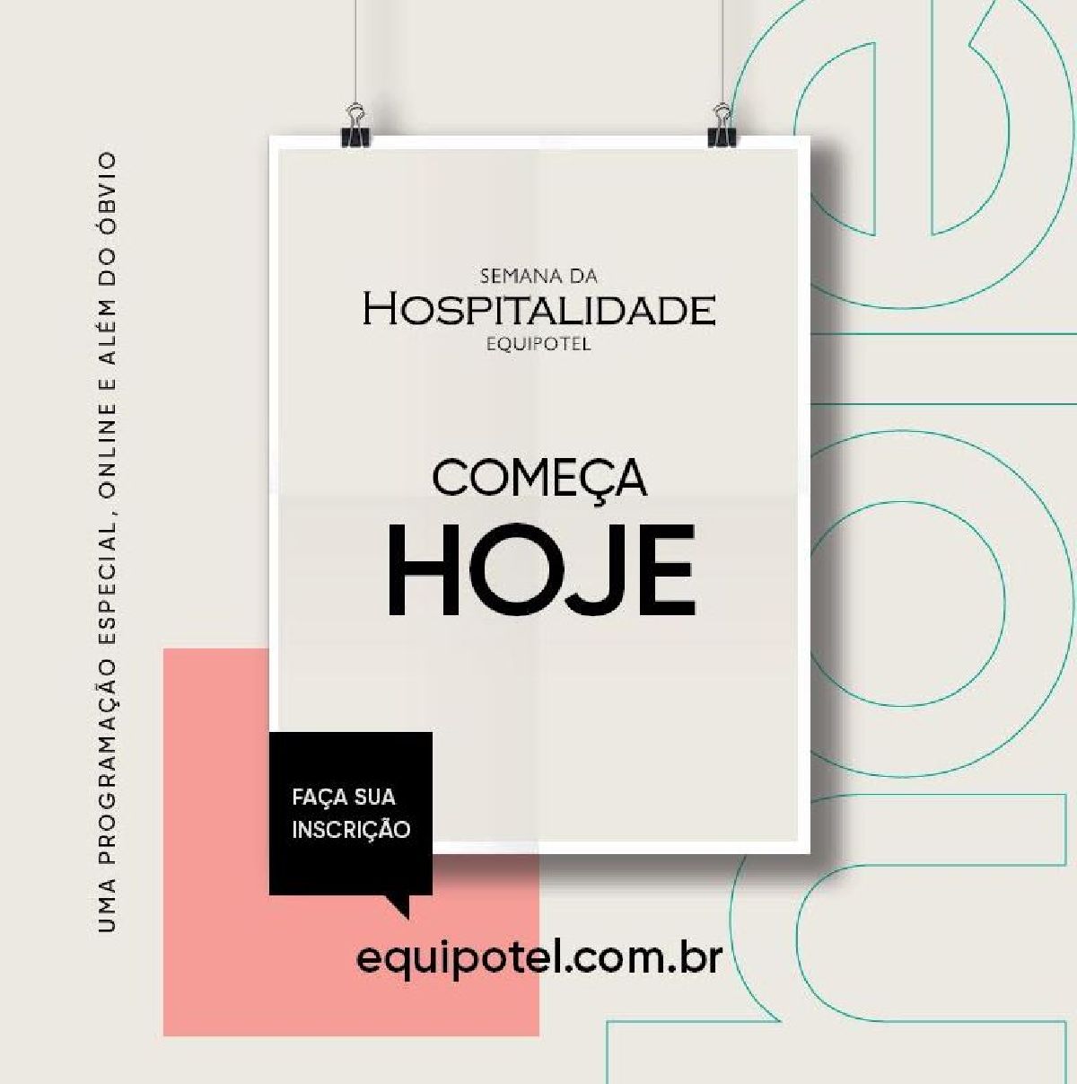 SEMANA DA HOSPITALIDADE EQUIPOTEL – 27 A 30 DE OUTUBRO DE 2020