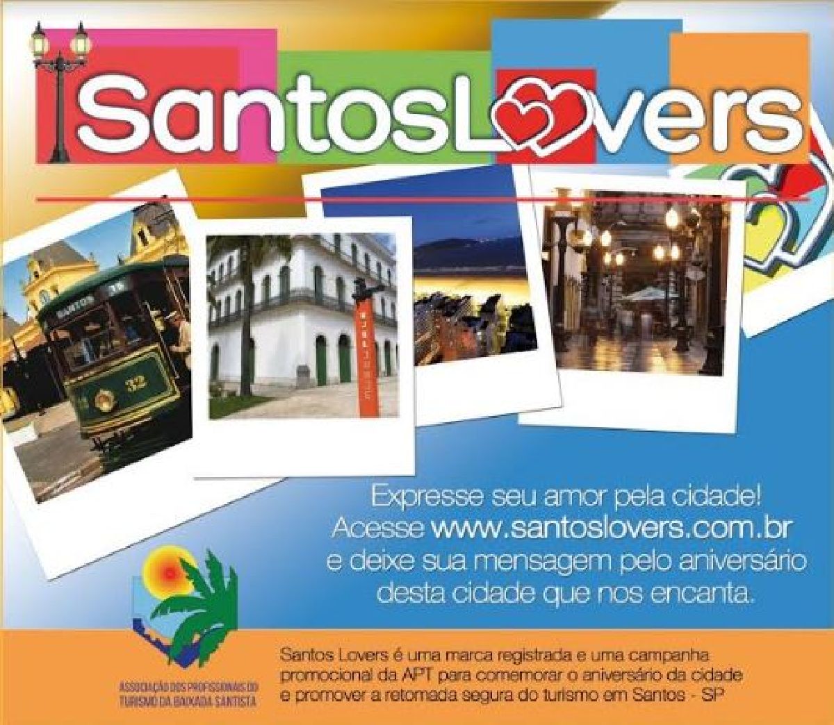 APT LANÇA A MARCA SANTOS LOVERS EM HOMENAGEM AO ANIVERSÁRIO DA CIDADE