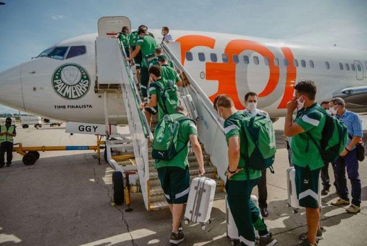 GOL FRETA AERONAVES PARA PALMEIRAS E SANTOS IREM À FINAL NO RIO DE JANEIRO