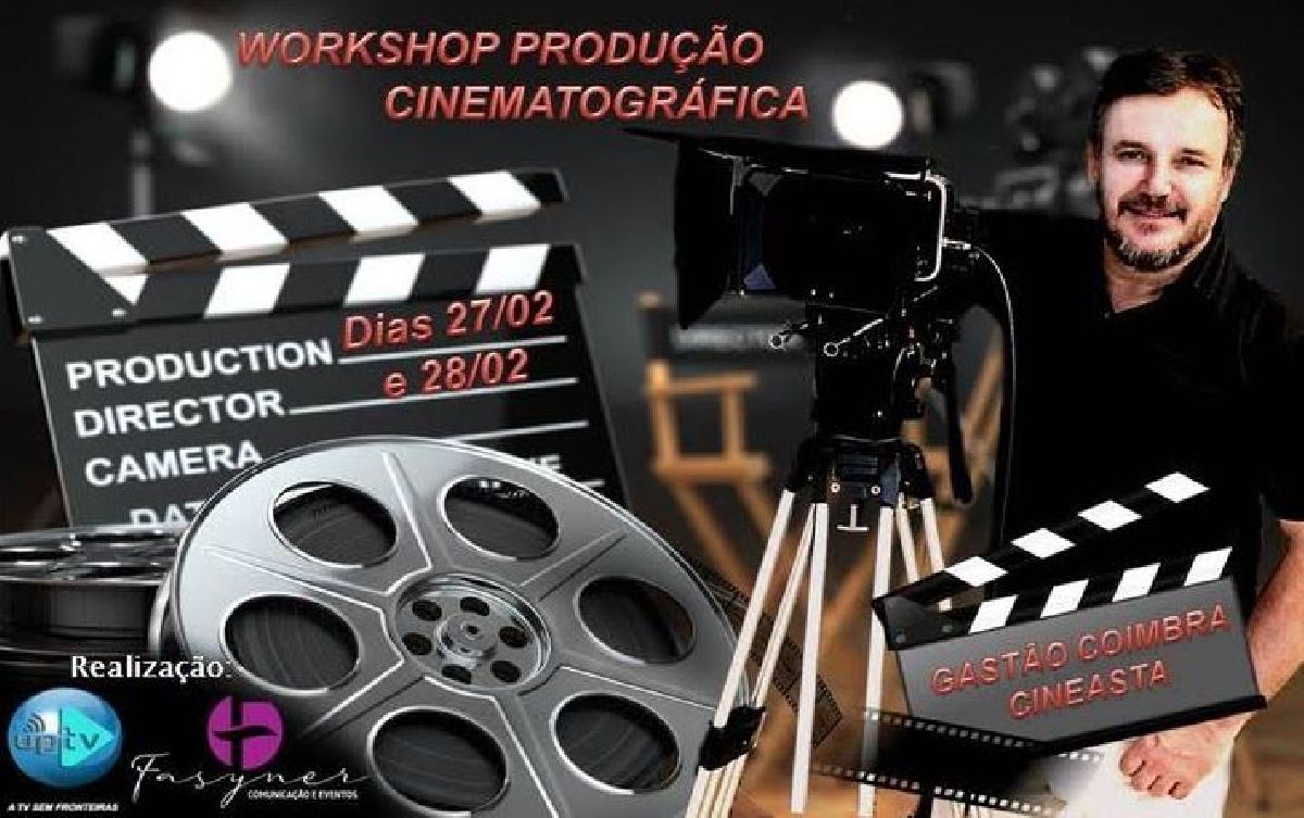 O CINEASTA GASTÃO COIMBRA MINISTRA WORKSHOP DE PRODUÇÃO CINEMATÓGRAFICA NA REGIÃO DO ABC EM SÃO PAULO