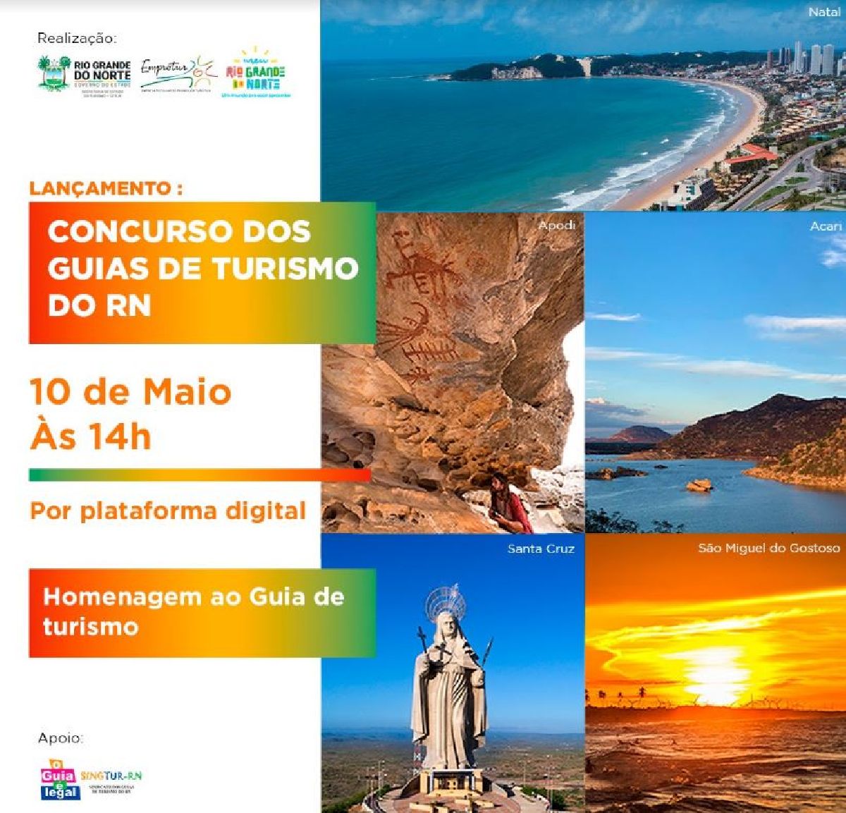 GOVERNO DO RN REALIZA LANÇAMENTO DO CONCURSO GUIA DE TURISMO VIRTUAL