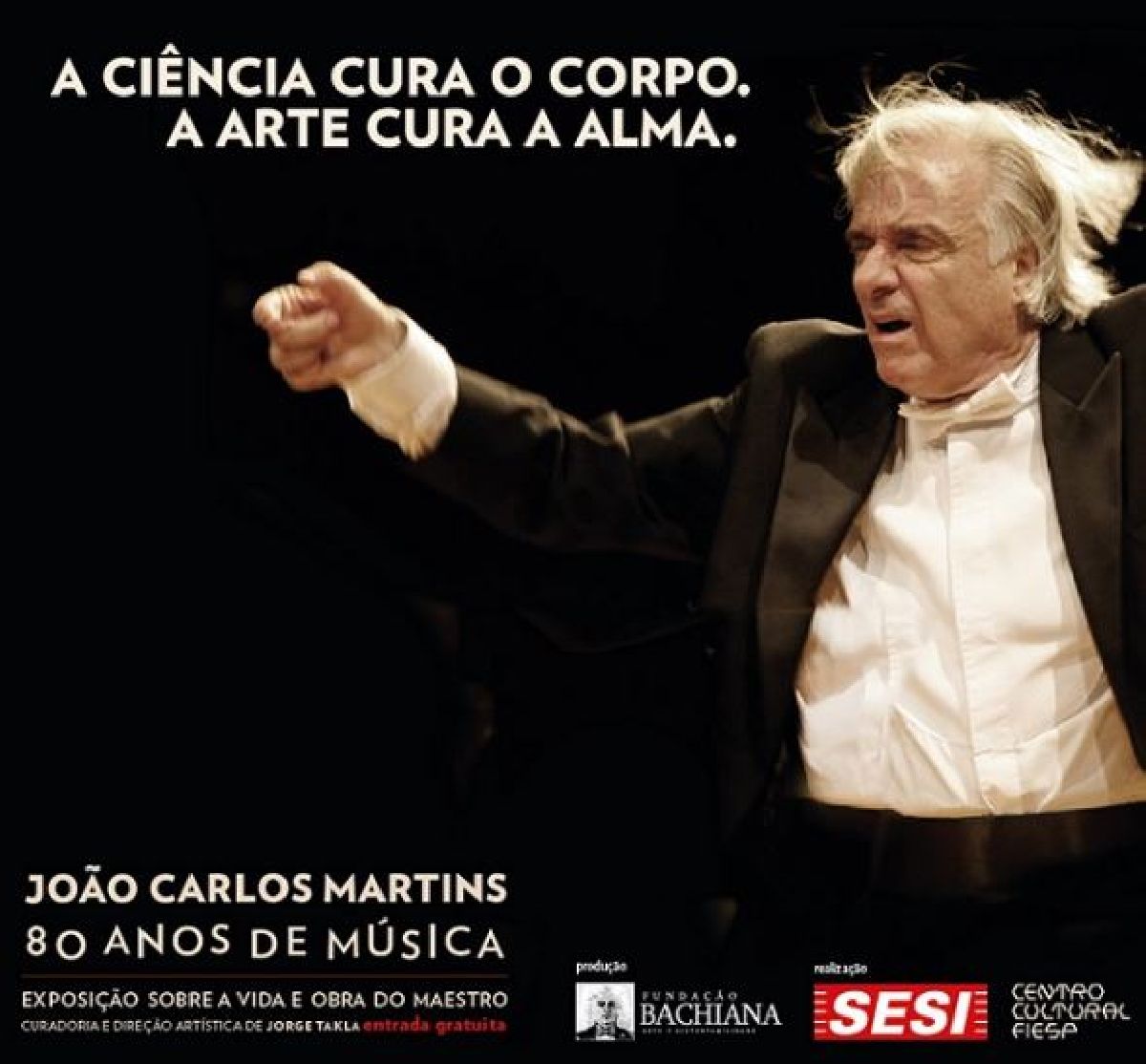 EXPOSIÇÃO NO CENTRO CULTURAL FIESP CELEBRA OS 80 ANOS DE VIDA E MÚSICA DO MAESTRO JOÃO CARLOS MARTINS