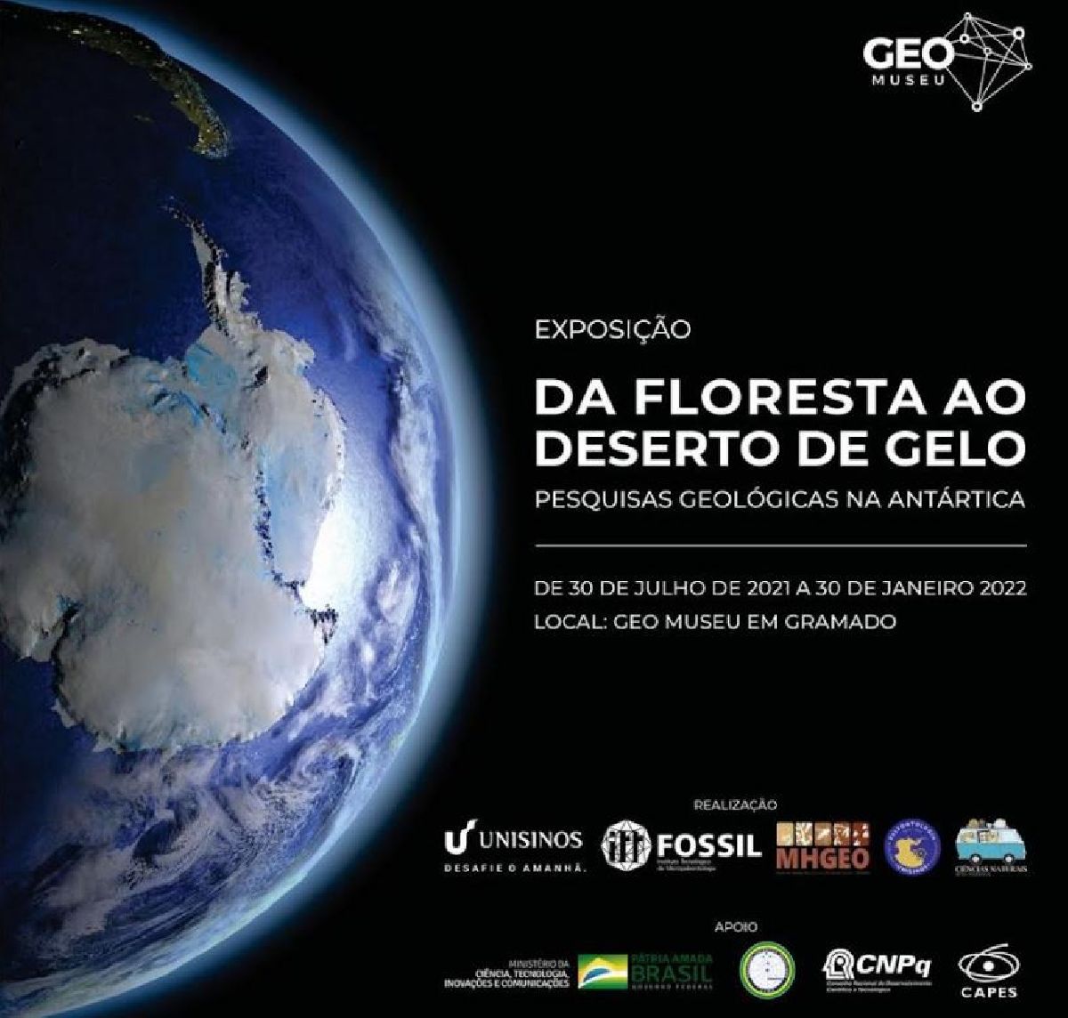 GRAMADO RECEBE EXPOSIÇÃO INÉDITA SOBRE A ANTÁRTICA COM FÓSSEIS DE MAIS DE 50 MILHÕES DE ANOS