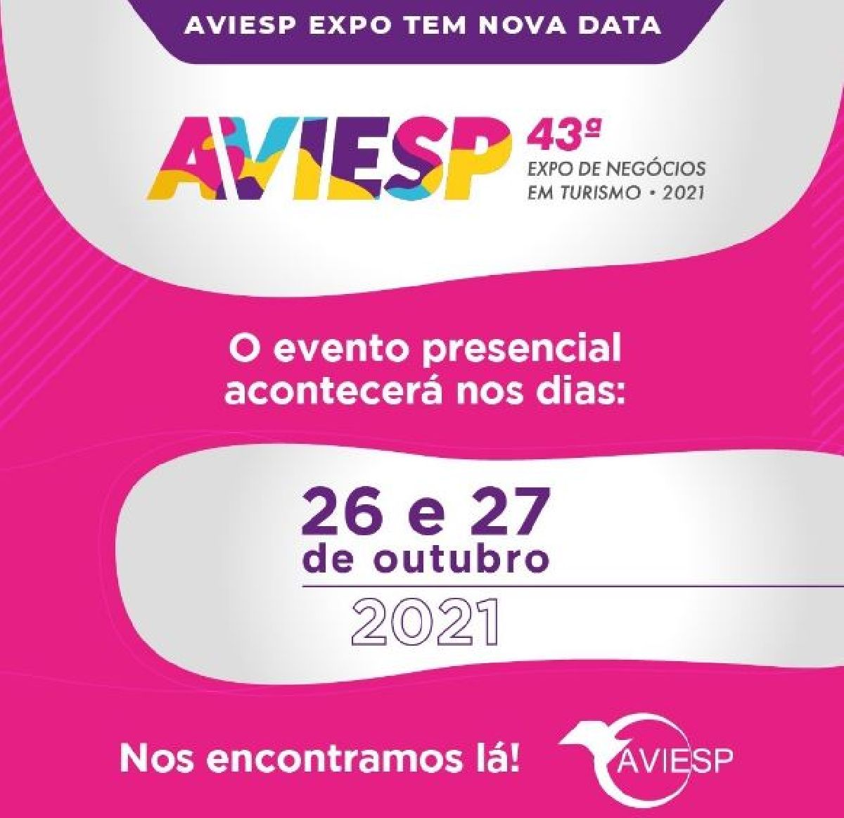 AVIESP EXPO TEM NOVA DATA: EVENTO PRESENCIAL ACONTECE DE 26 E 27 DE OUTUBRO