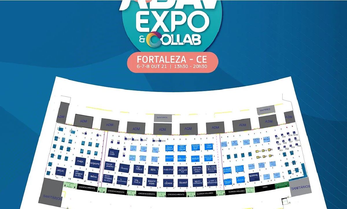 ABAV EXPO & COLLAB REÚNE 184 MARCAS EXPOSITORAS DE TURISMO EM FORTALEZA; EVENTO-TESTE MARCA OFICIALMENTE A RETOMADA DE FEIRAS E CONVENÇÕES