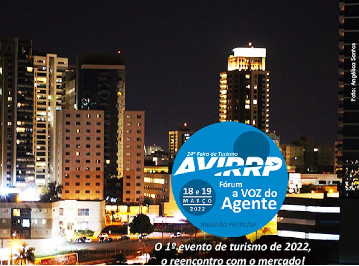 OFICINA DE TURISMO AVIRRP / SETUR SÃO PAULO – INSCRIÇÕES PARA PROFISSIONAIS DO TURISMO DA REGIÃO DE RIBEIRÃO PRETO ENCERRAM-SE HOJE  16/11/2021