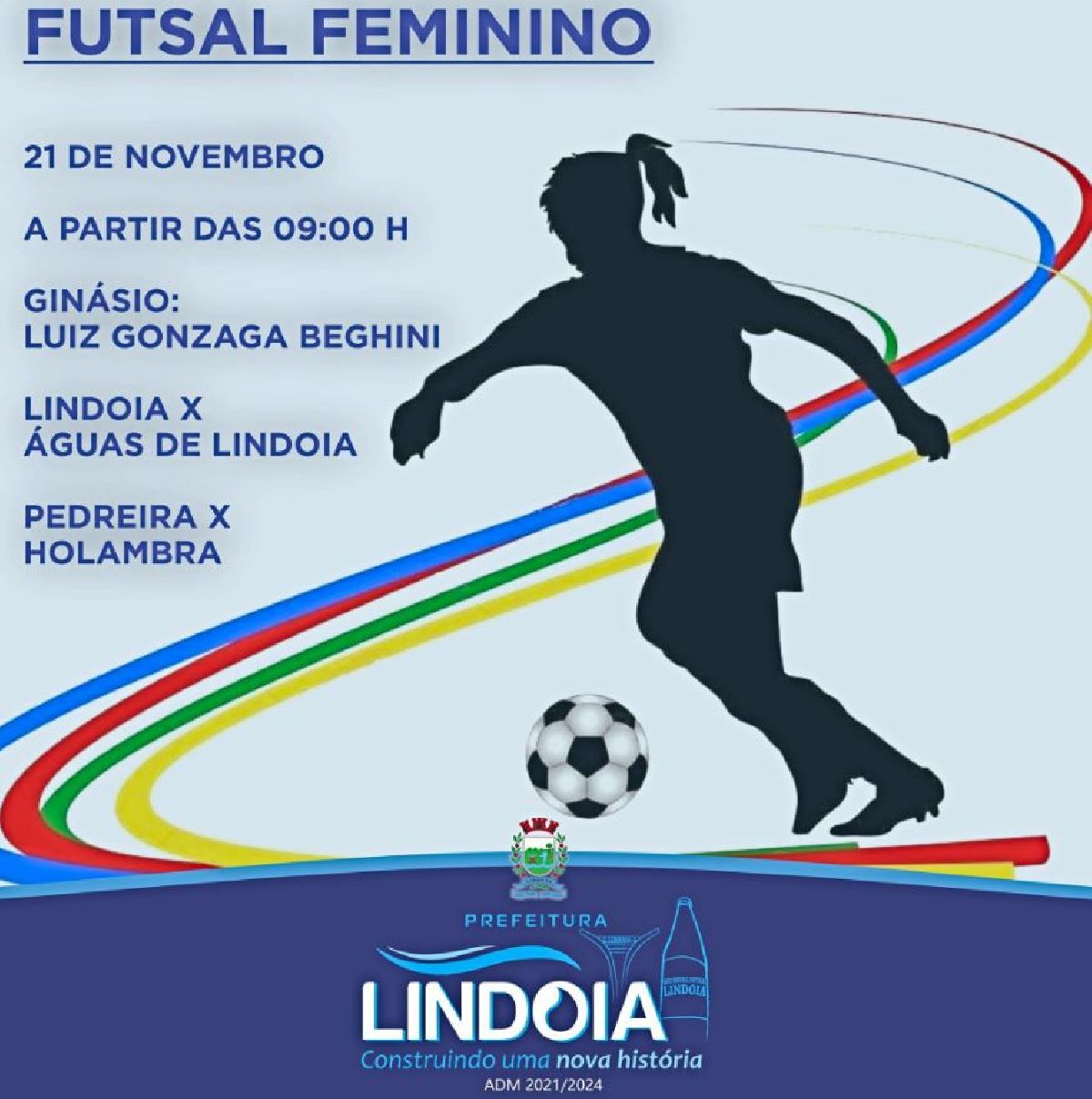 JOGOS DESPORTIVOS DO CIRCUITO DAS ÁGUAS,  AGITA O FINAL DE SEMANA EM LINDOIA NO FUTSAL FEMININO