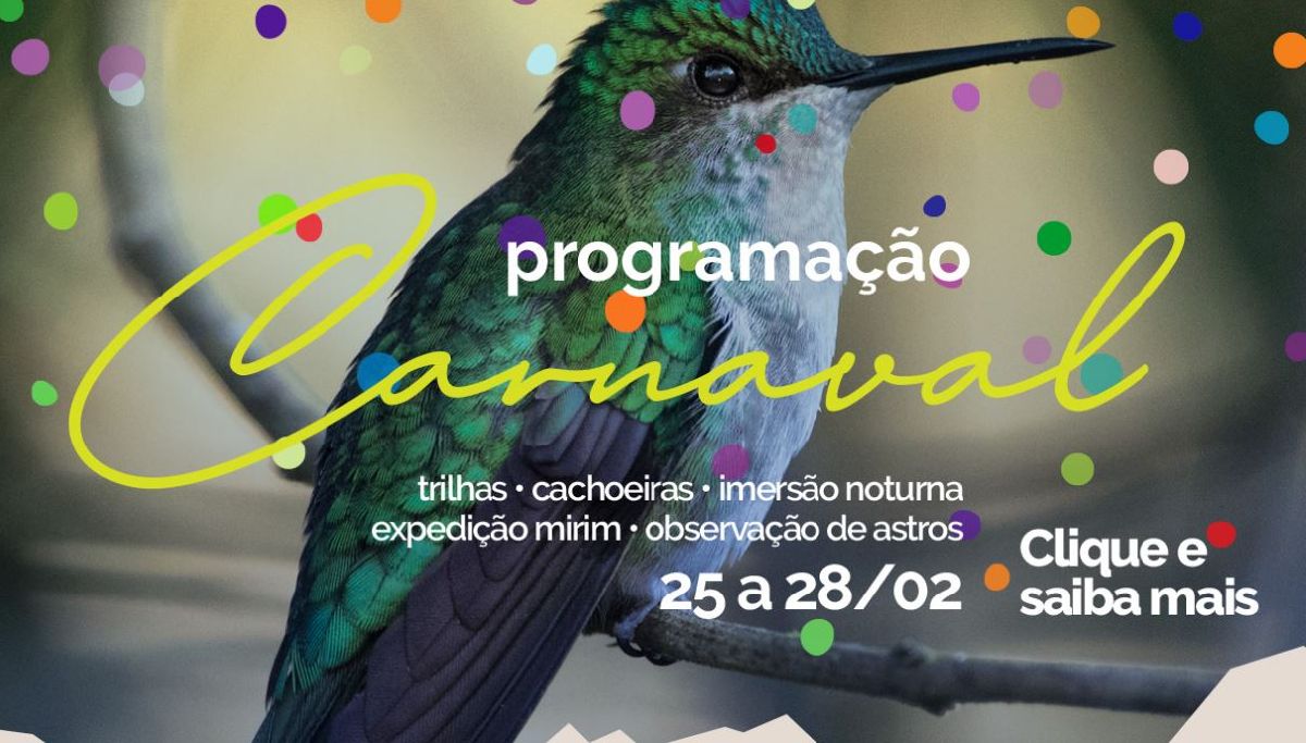 CARNAVAL COM NATUREZA: LEGADO DAS ÁGUAS É DESTINO DE ECOTURISMO COM TRANQUILIDADE E SEM AGLOMERAÇÃO