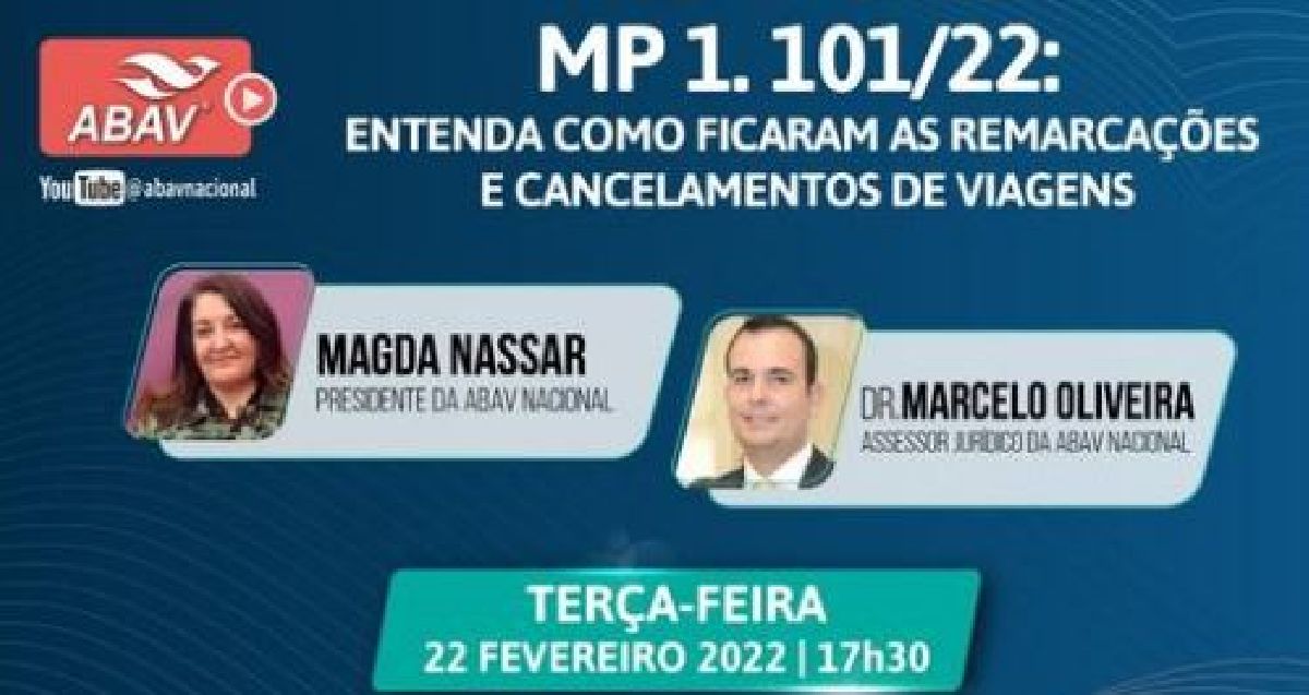 NOVA MP PRORROGA REGRAS E PRAZO PARA CANCELAMENTOS E REMARCAÇÕES DE VIAGENS