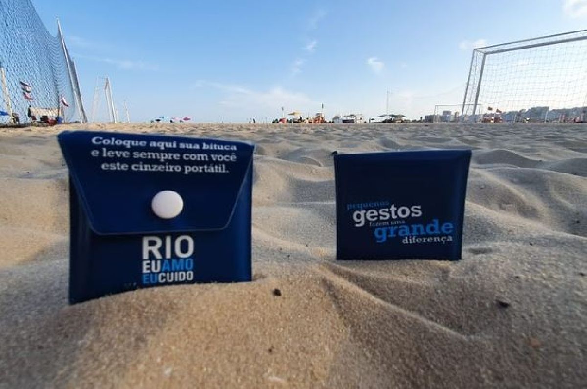 RECICLA ORLA E PROJETO LIXO FORA D´AGUA FAZEM CAMPANHA DE CONSCIENTIZAÇÃO DE DESCARTE DE CIGARROS NAS PRAIAS DURANTE O CARNAVAL