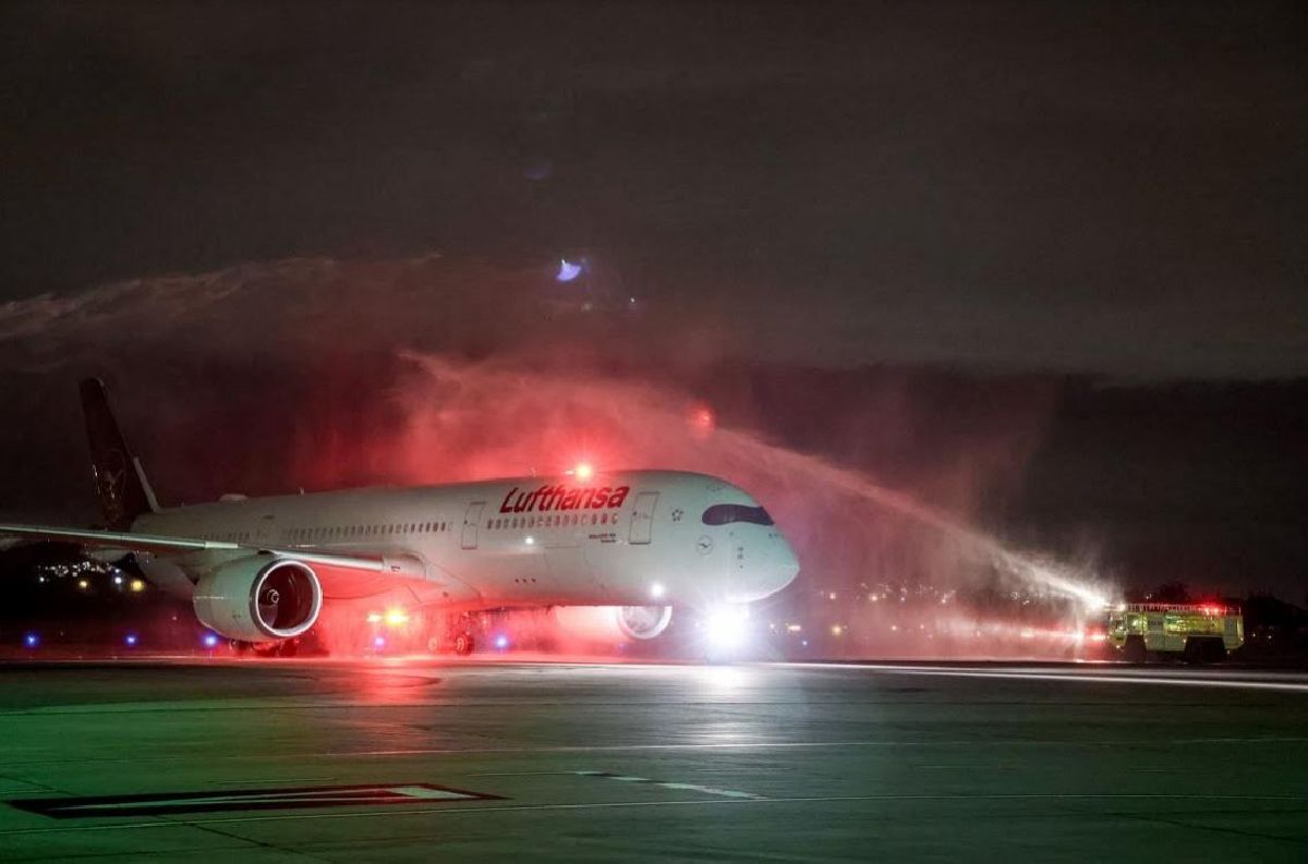 LUFTHANSA INAUGURA VOO ENTRE RIO DE JANEIRO E MUNIQUE NO RIOGALEÃO