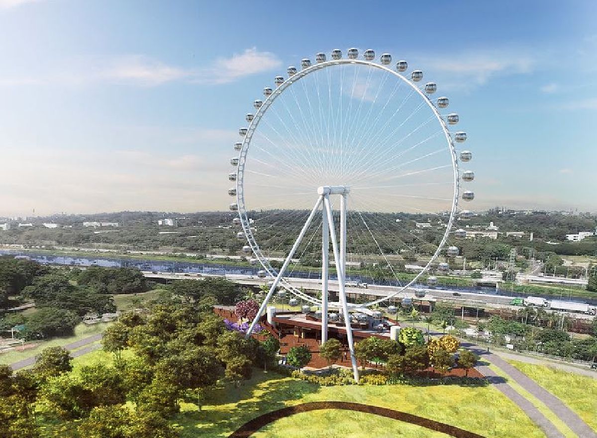 PARQUE ESTADUAL DE SÃO PAULO RECEBE MAIOR RODA-GIGANTE DA AMÉRICA LATINA