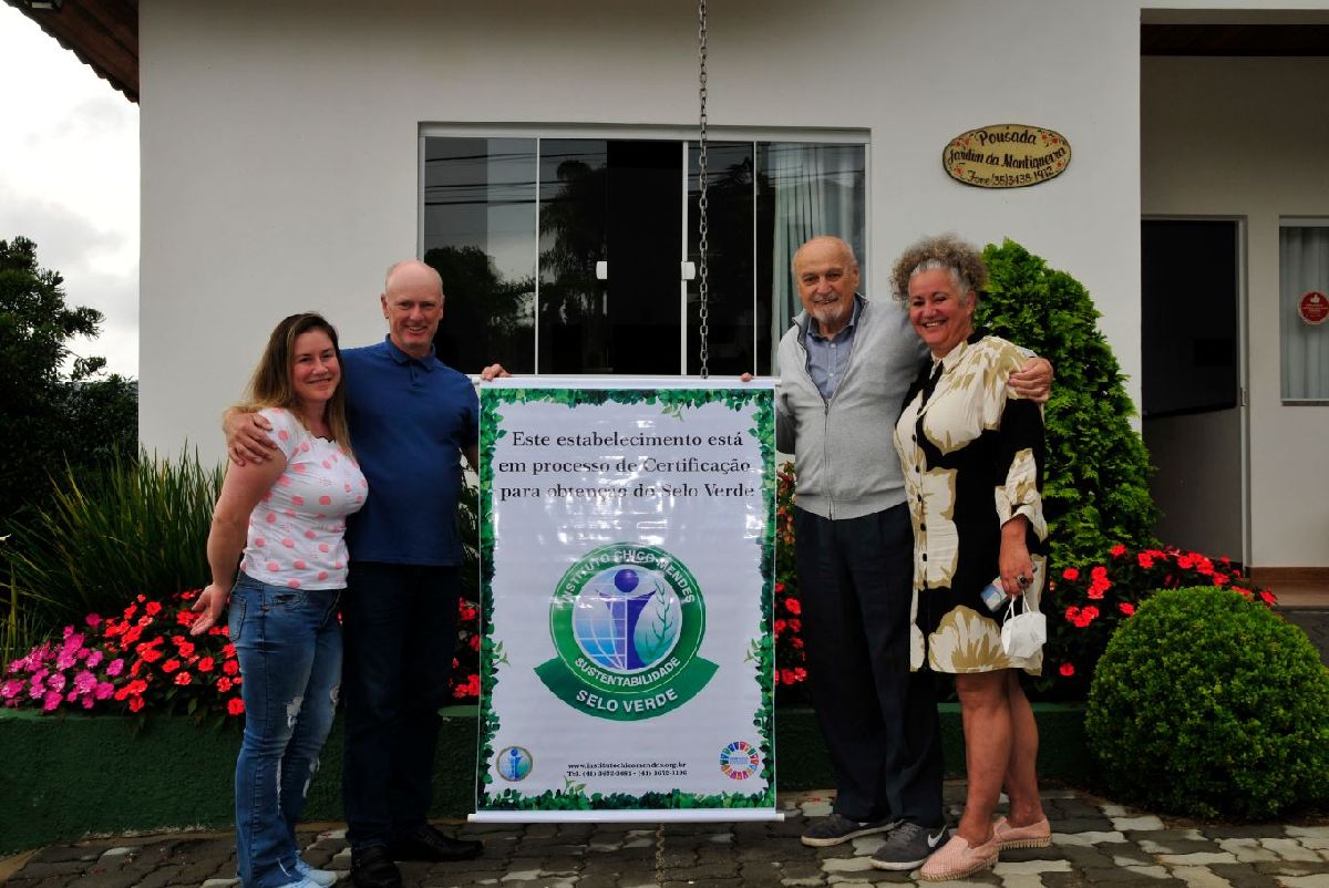 POUSADAS JARDIM DA MANTIQUEIRA E PEDRAS E SONHOS RECEBEM CERTIFICAÇÃO SOCIOAMBIENTAL