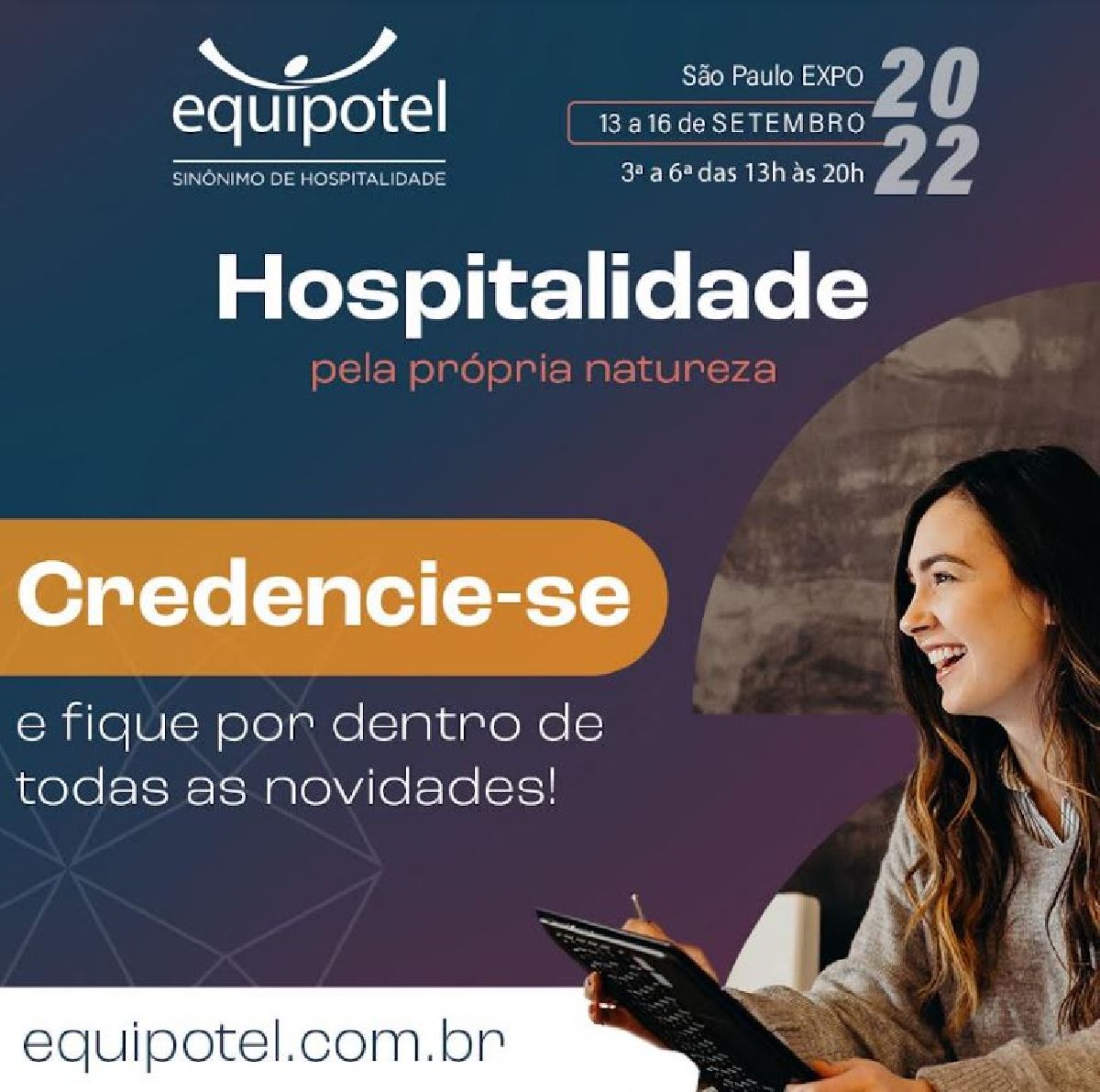 A EQUIPOTEL ESTÁ DE VOLTA: CREDENCIAMENTO DISPONÍVEL!