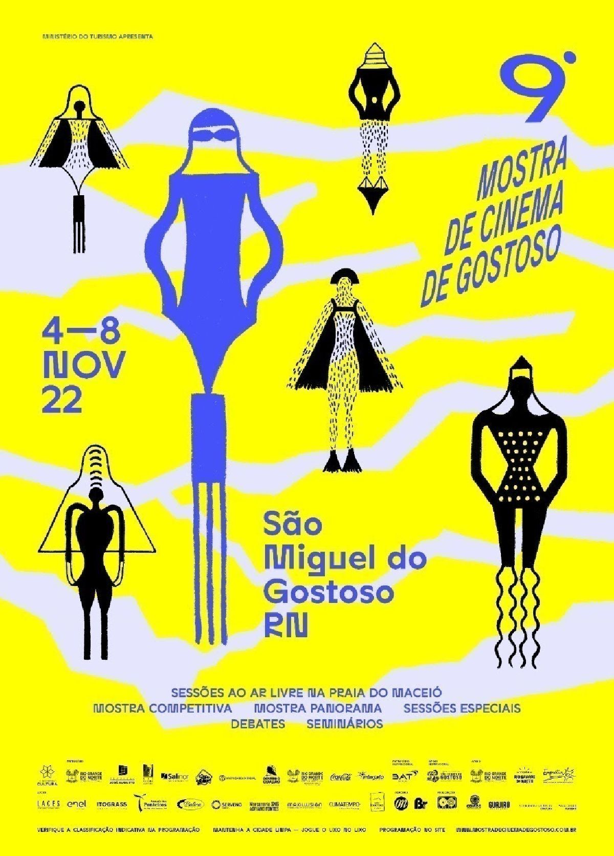 9ª MOSTRA DE CINEMA DE GOSTOSO  APRESENTA SUA NOVA IDENTIDADE VISUAL