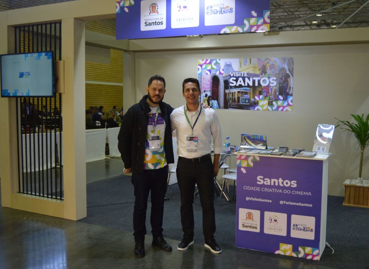 SANTOS PROMOVEU O DESTINO NO FESTIVAL DO TURISMO DE GRAMADO, A FESTURIS