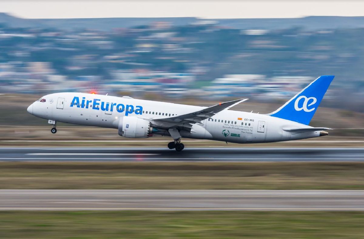 Air Europa cumpre plano de expansão da frota com a chegada de um novo Boeing 787