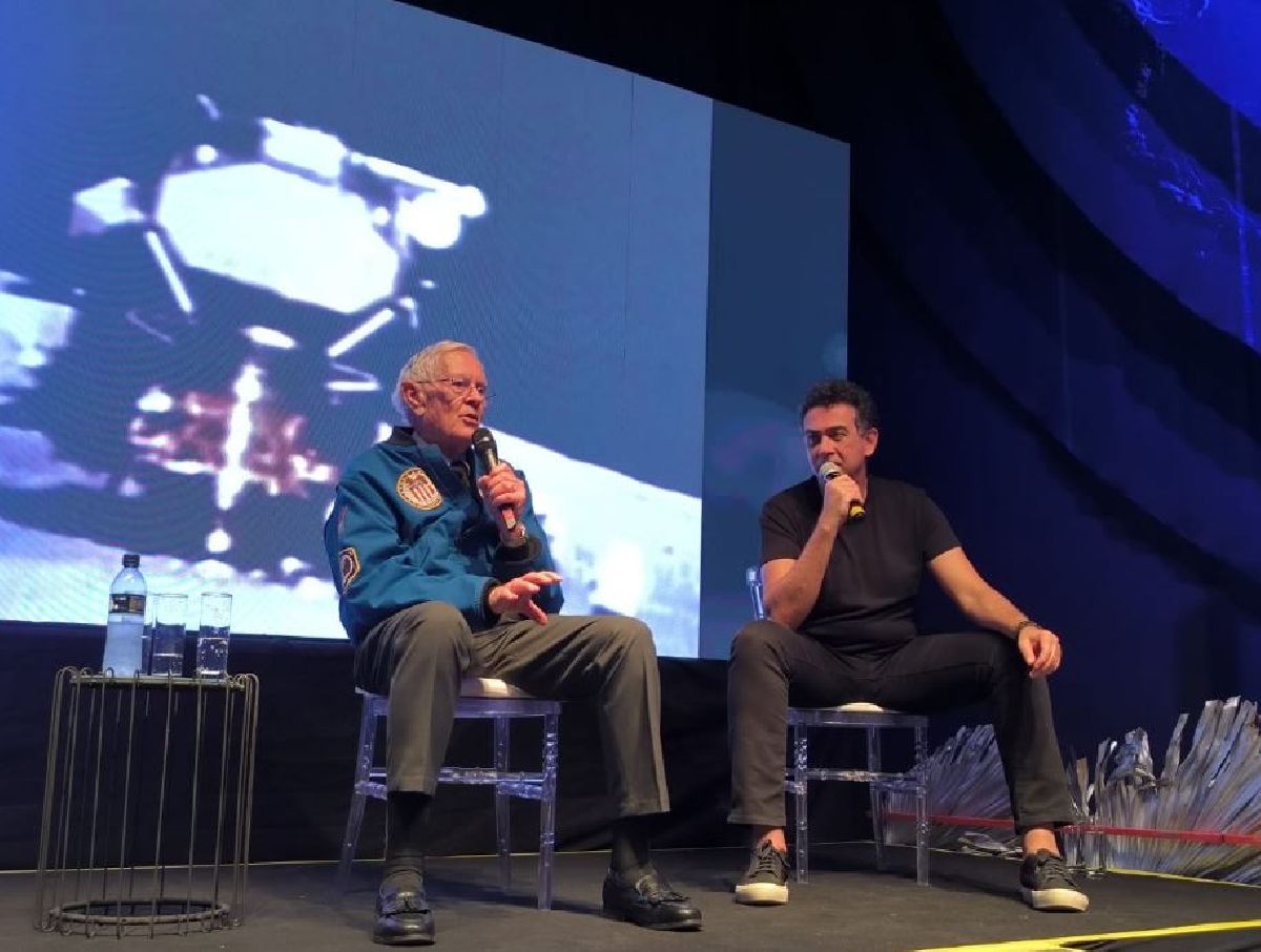 Estreia de Space Adventure conta com a presença de Charles Duke, o astronauta mais jovem a pisar na lua 