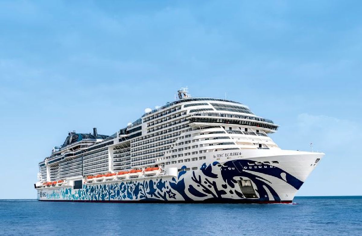 MSC Cruzeiros inaugura seu mais novo navio, o MSC Euribia, esta noite, em Copenhague, marcando mais um passo significativo no compromisso da Companhia de atingir zero emissões líquidas até 2050