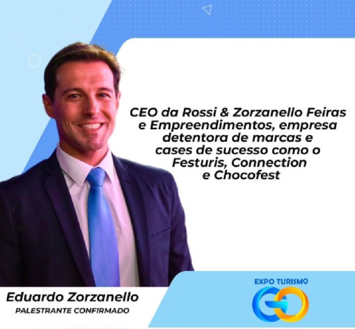 Presenças de palestrantes já confirmados que são capazes de captar a atenção da plateia, fazendo toda a diferença no sucesso  da Expo Turismo Goiás/2023