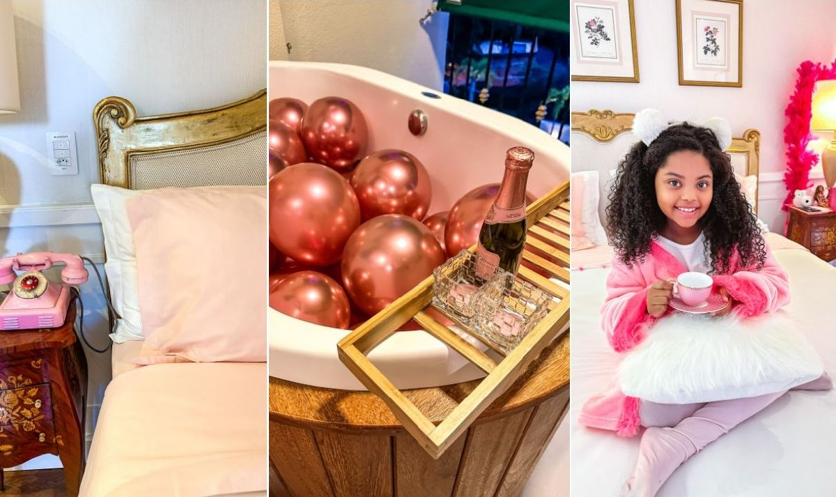 Hotel de luxo de SC lança suíte cor-de-rosa e experiências exclusivas para encantar fãs de Barbie