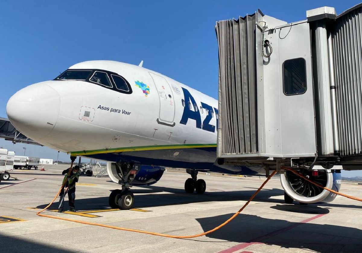 Azul implanta programa de uso consciente de combustível  no Aeroporto Internacional de São Luís (MA)