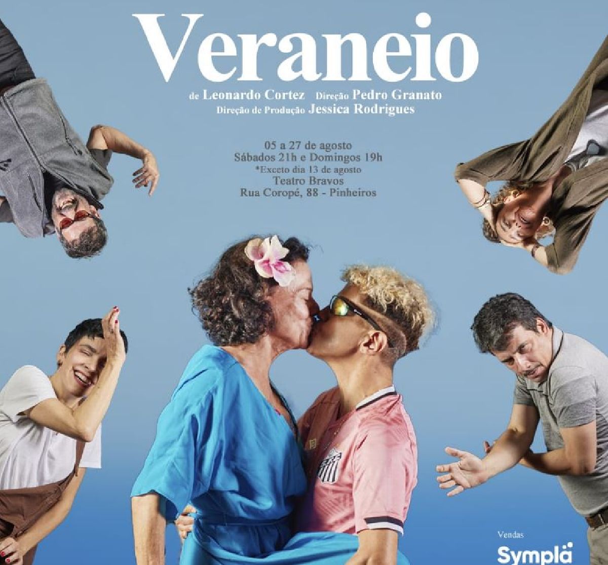 Espetáculo Veraneio ganha nova    temporada no Teatro Bravos
