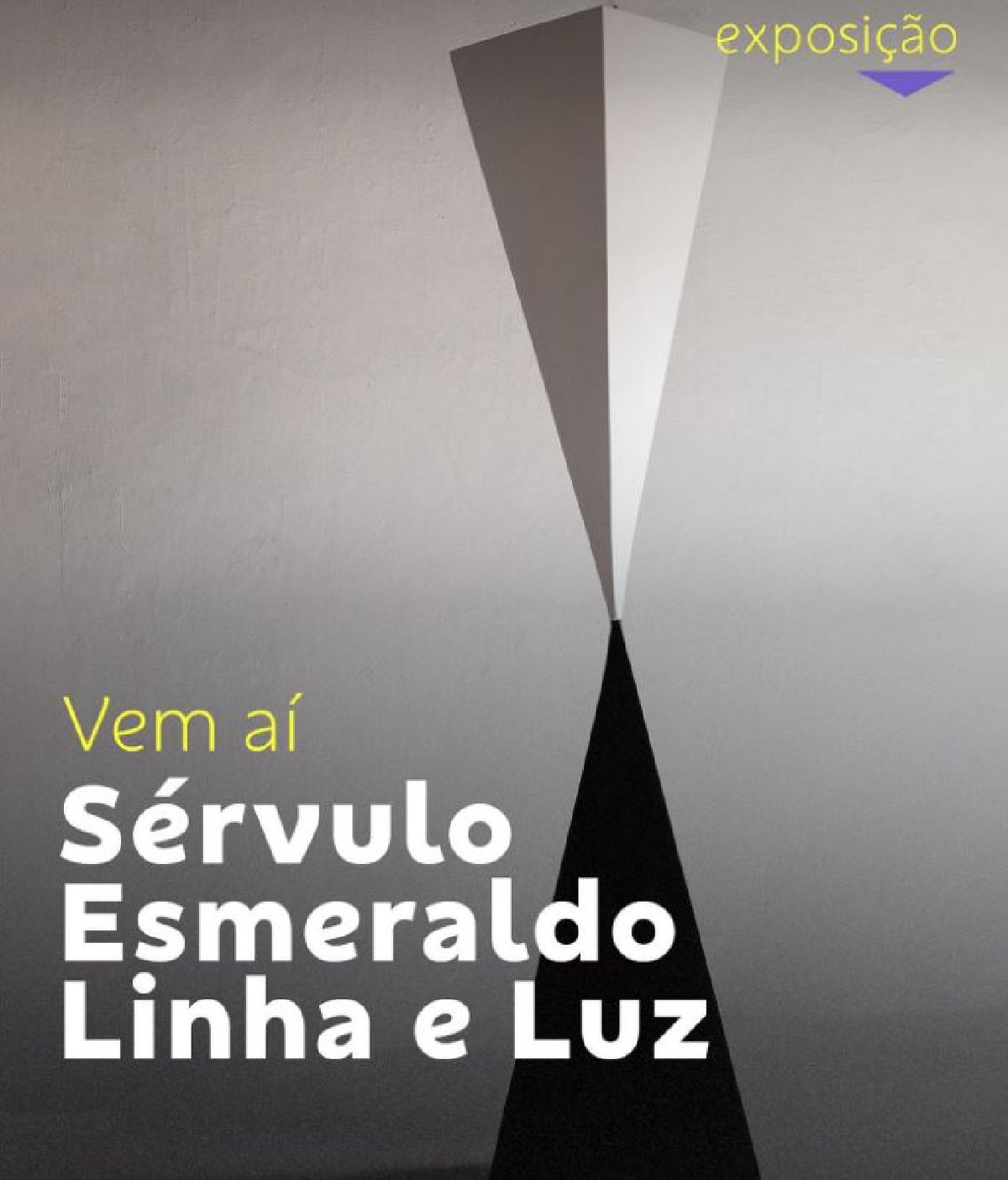 SÉRVULO ESMERALDO: LINHA E LUZ – Inauguração: 30 de agosto