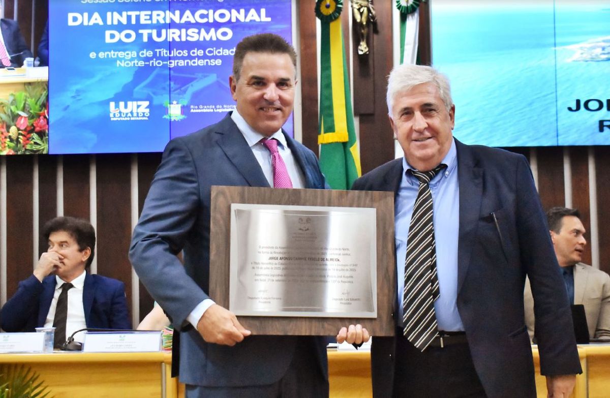 Jorge Rebelo de Almeida, fundador da Vila Galé, recebe título de Cidadão Norte-rio-grandense e Cearense