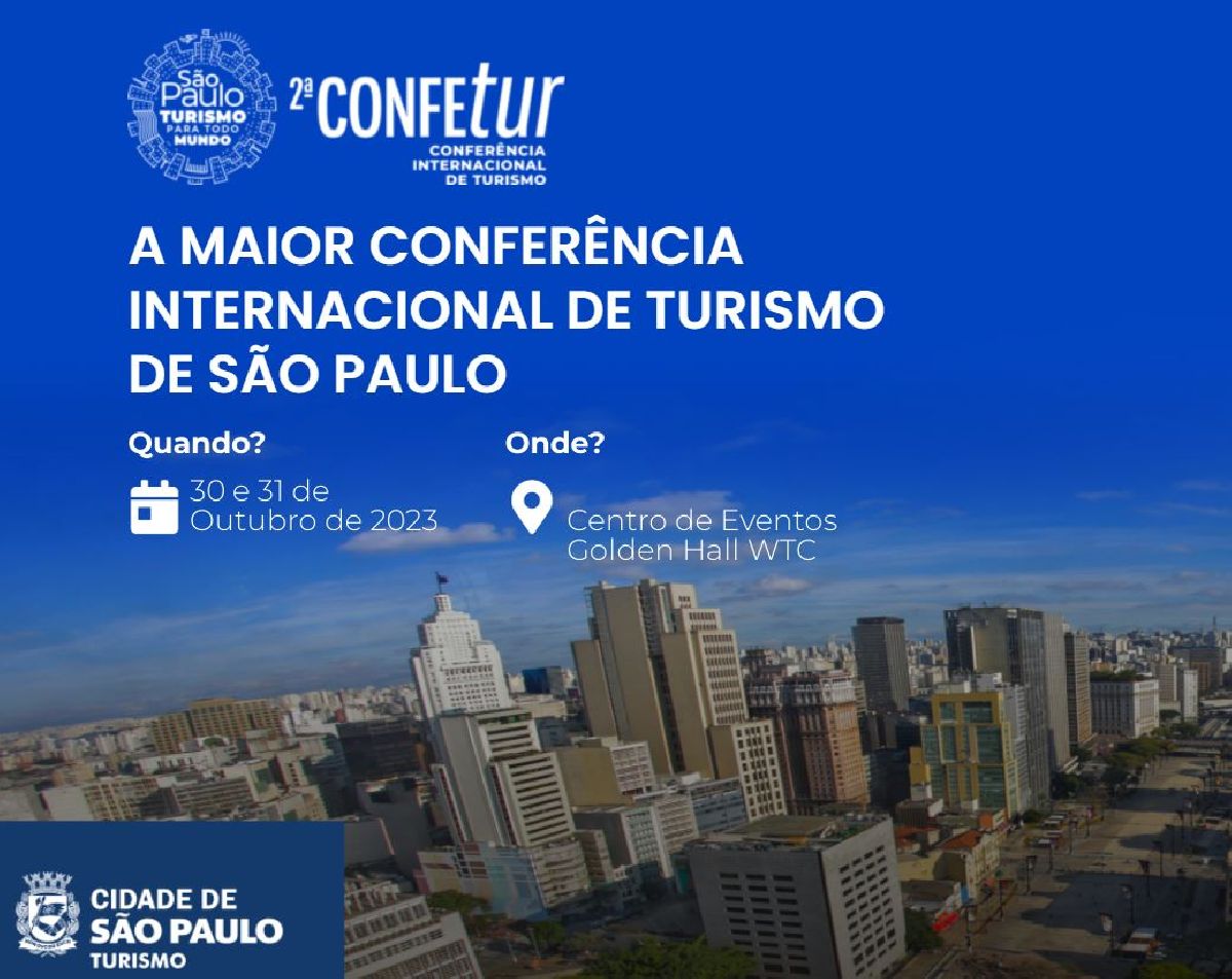 Secretaria Municipal de Turismo abre inscrições para a 2ª Conferência Internacional de Turismo
