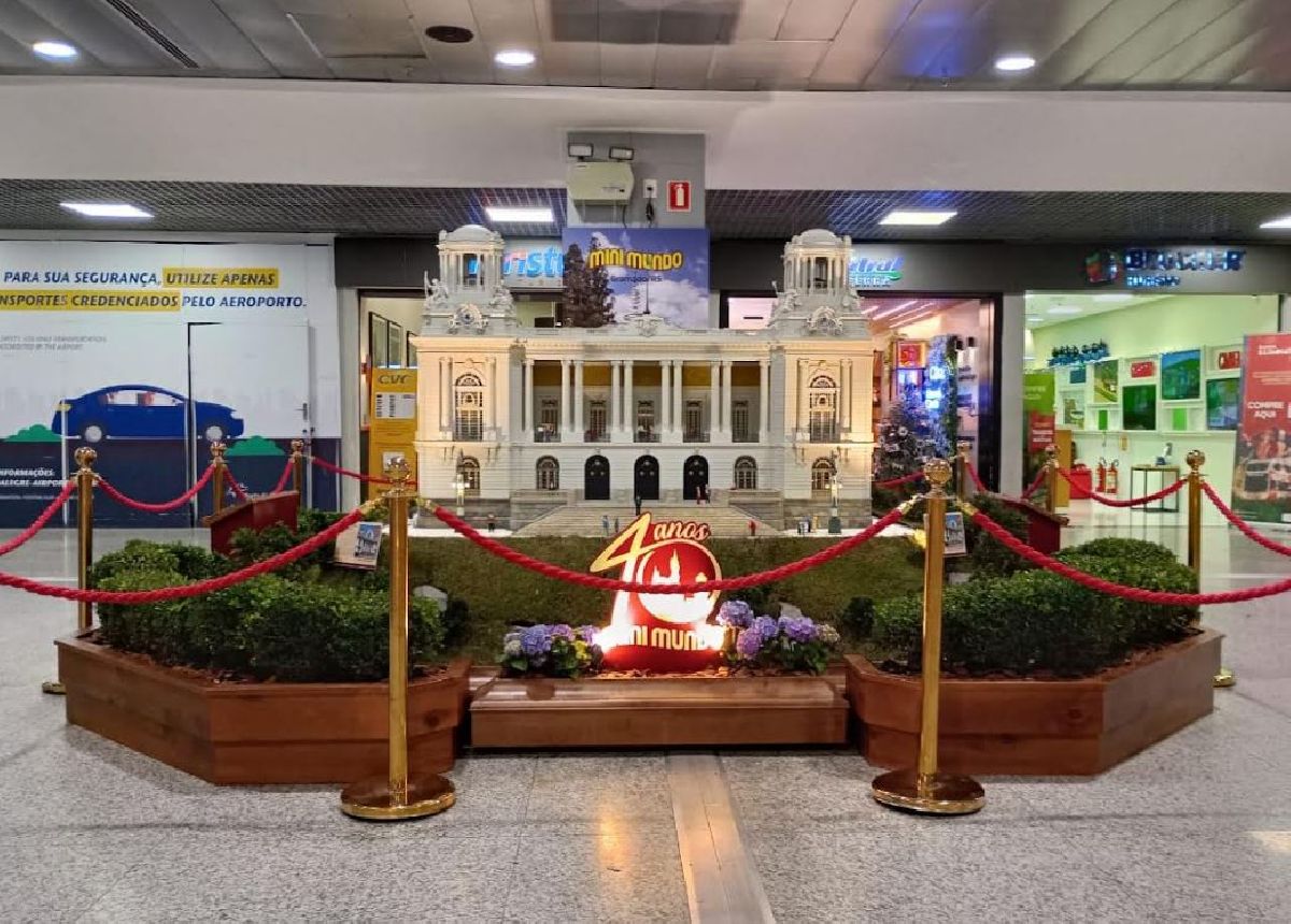 Mini Mundo expõe nova réplica do Rio de Janeiro no Aeroporto Salgado Filho