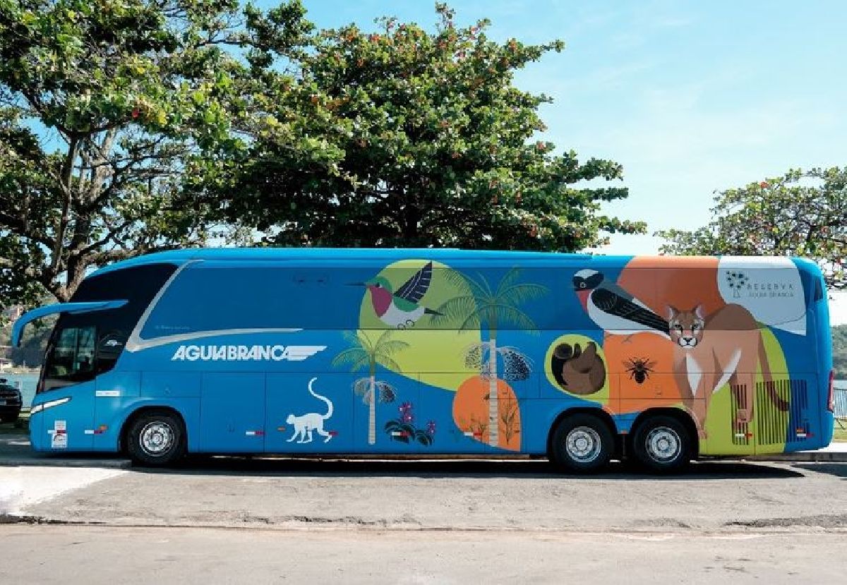 Reserva Águia Branca ganha ônibus personalizado com trajeto pelas Montanhas Capixabas