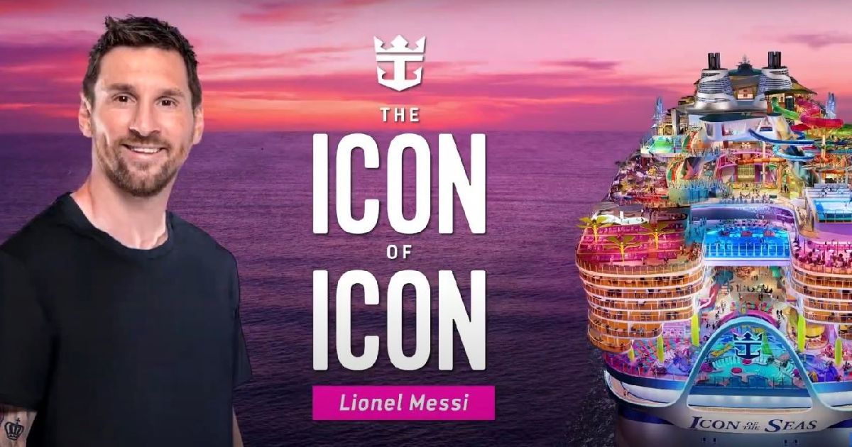 Lionel Messi: O ícone oficial das novas férias da Royal Caribbean