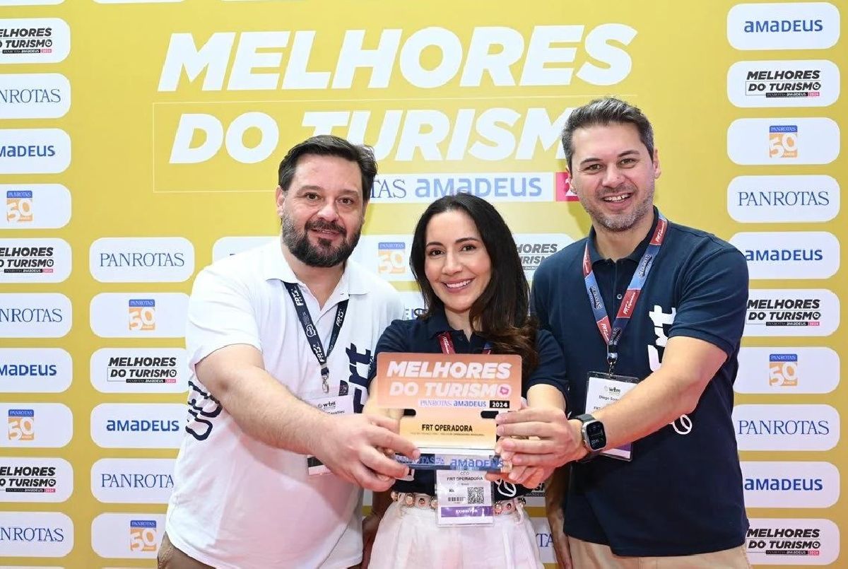 É penta! Frt Operadora conquista prêmio Melhores do Turismo PANROTAS 2024