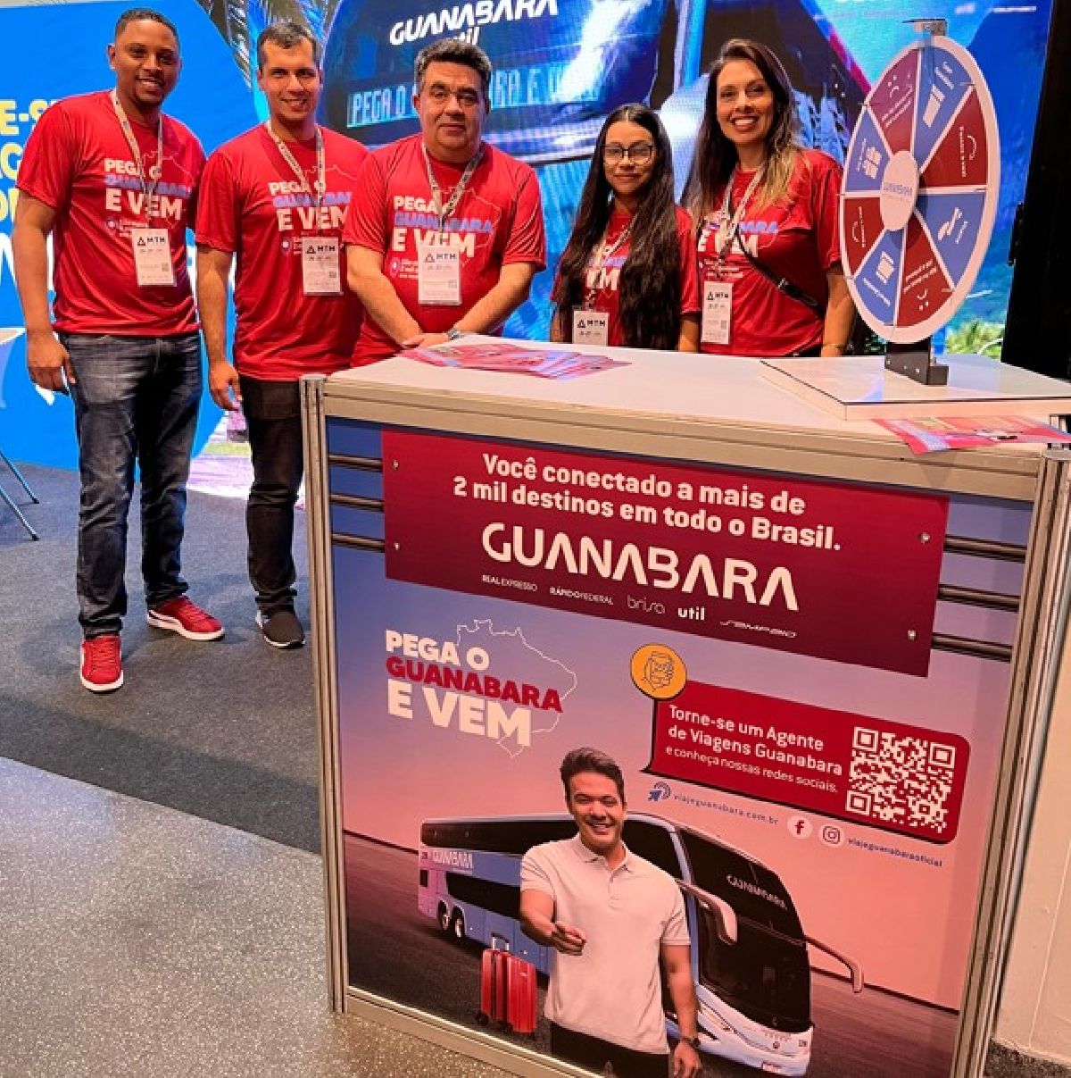 Guanabara participa do Minas Travel Market com estande para mostrar serviços da empresa disponíveis em todo o país