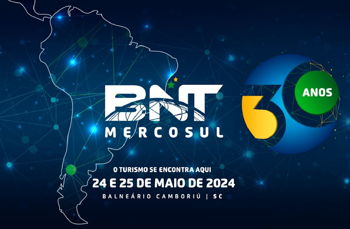 BNT Mercosul celebra 30 anos de sucesso promovendo o turismo brasileiro e aproximando profissionais