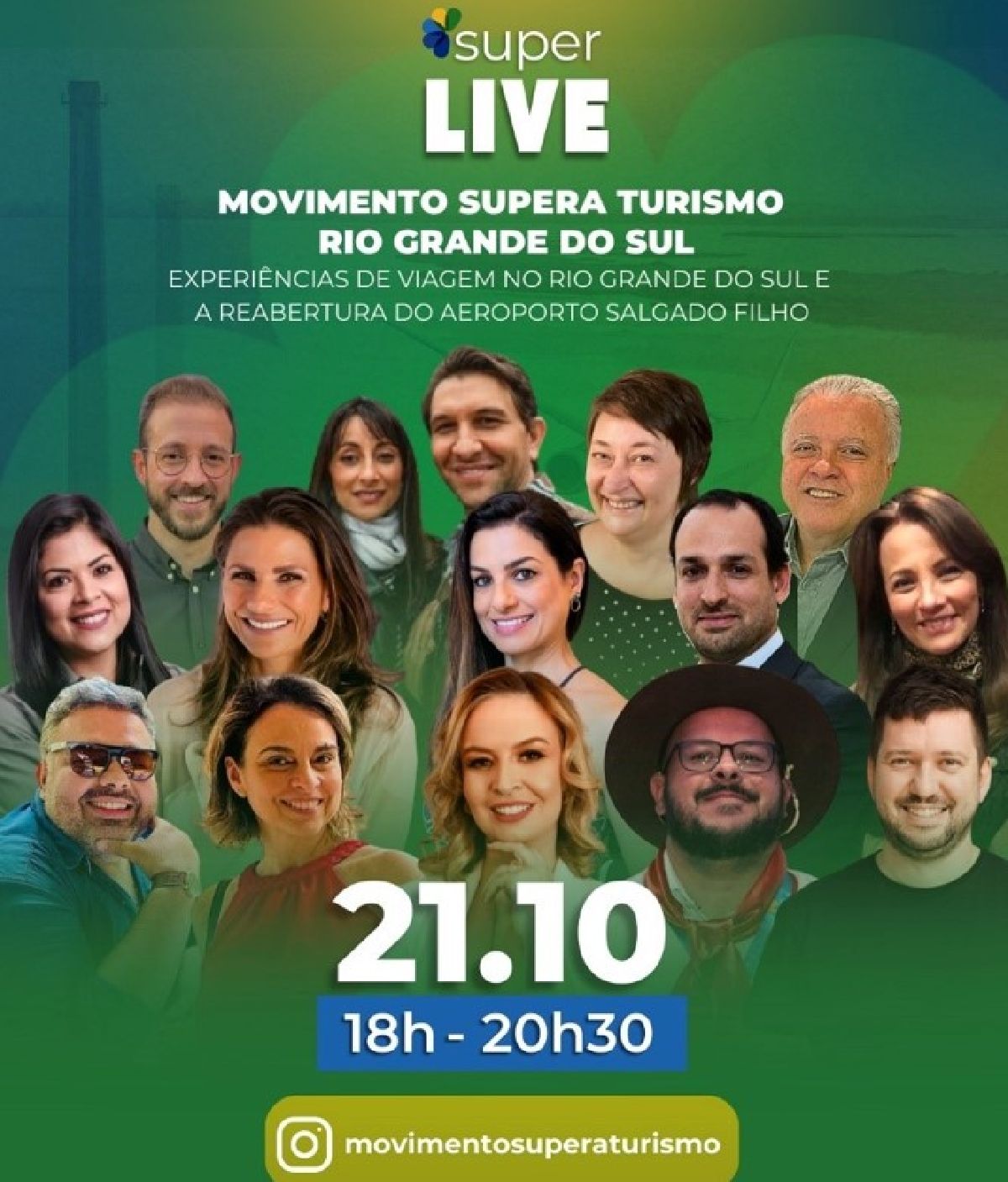 Movimento Supera Turismo RS promove Super Live