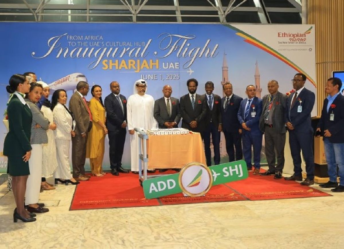 Etíope inicia novo serviço de passageiros para Sharjah, nos Emirados Árabes Unidos