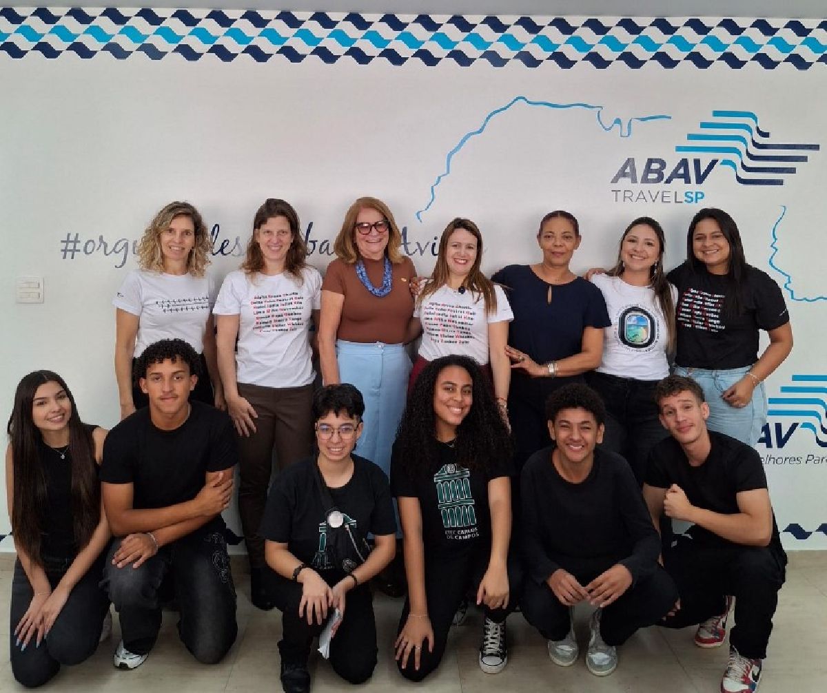 ABAV-SP | Aviesp recebe alunos do Centro Paula Souza e anuncia nova turma do Construindo o Futuro