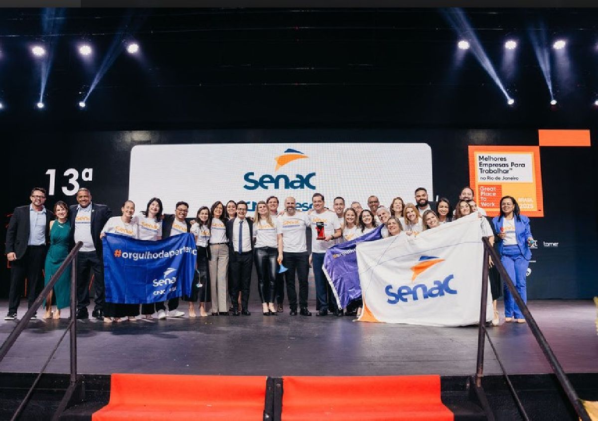 GPTW 2025: Senac Nacional está entre as melhores empresas para trabalhar no Rio de Janeiro