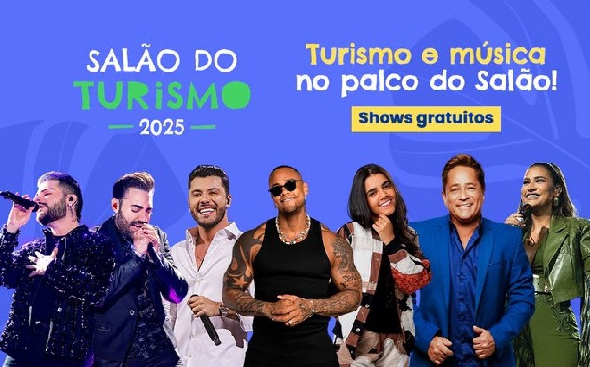 Atrações confirmadas! Veja quem vai agitar o palco do Salão do Turismo