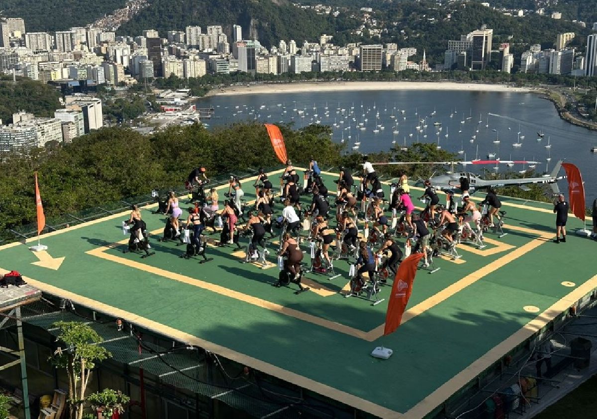 Parque Bondinho Pão de Açúcar® e Bodytech Company promovem aulas exclusivas de spinning com vista privilegiada