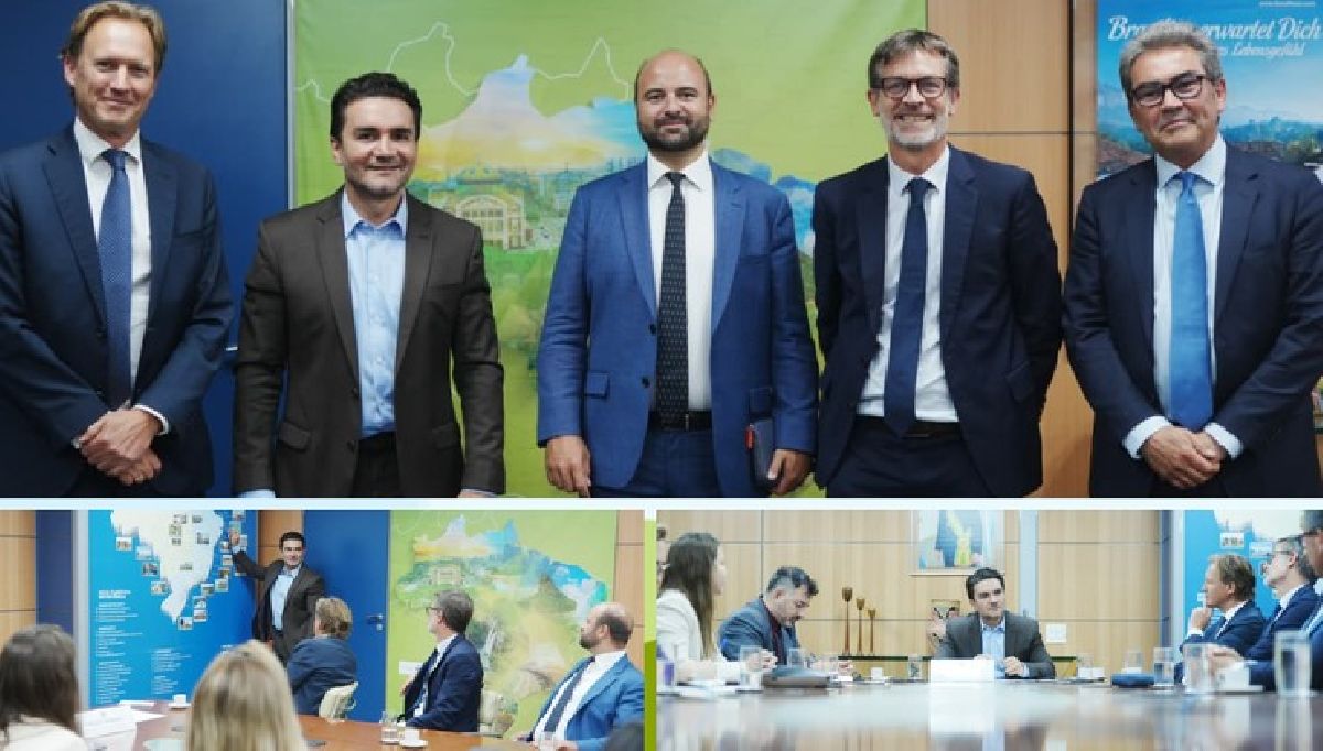 Ministro Celso Sabino se reúne com empresa aérea para debater expansão de voos internacionais no Brasil