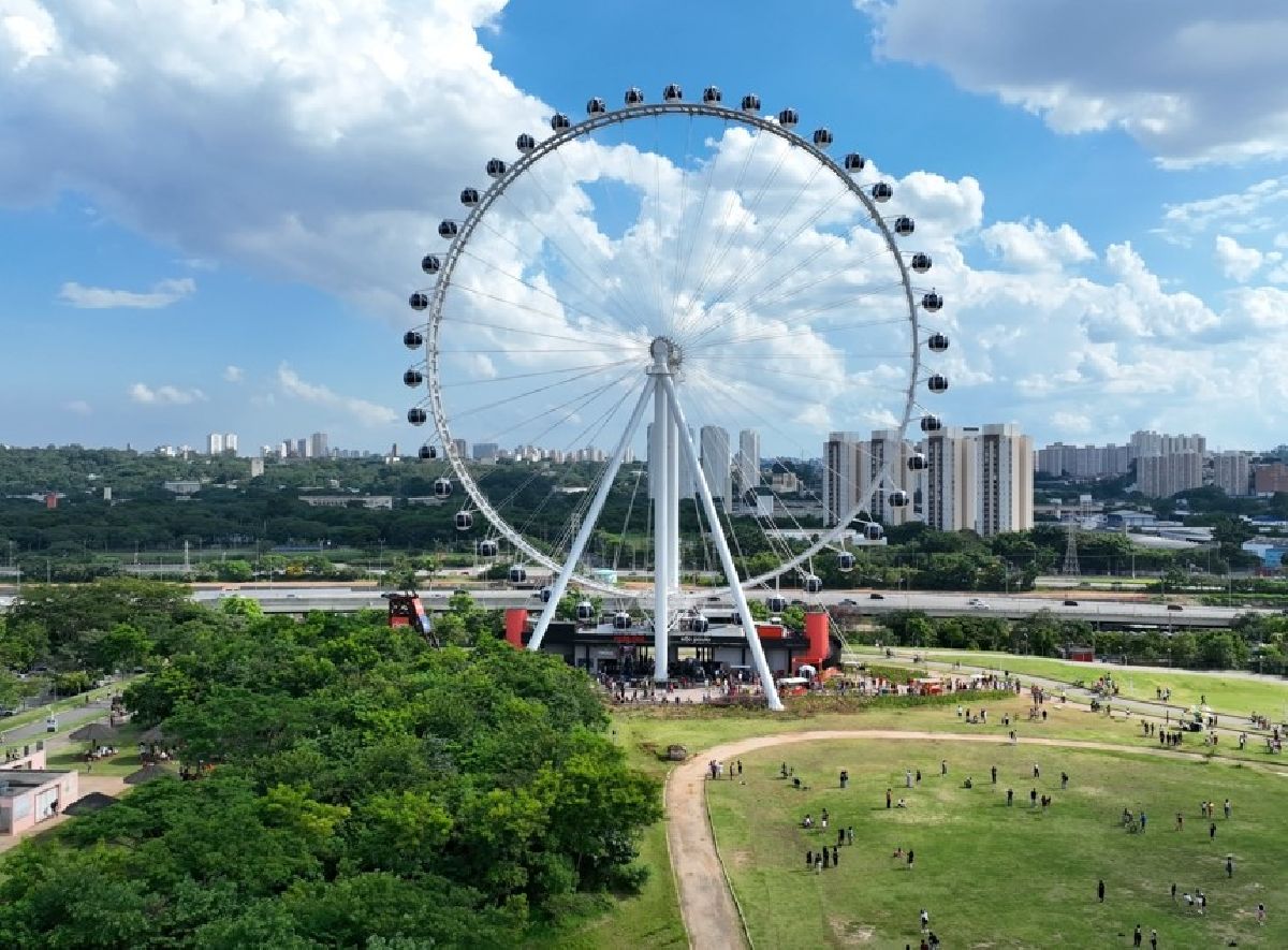 Com vista privilegiada de São Paulo, Roda Rico é opção de lazer para o feriado de 7 de setembro
