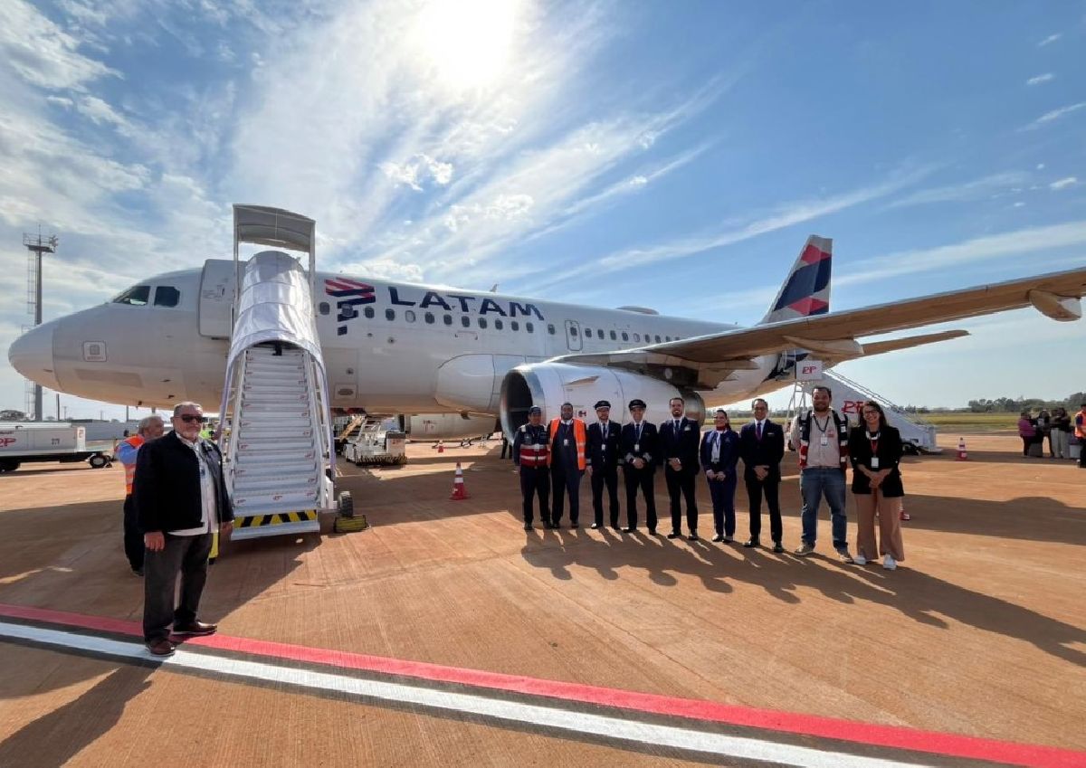 LATAM começa a voar para Dourados com 90% de ocupação e alcança recorde histórico de 58 destinos no Brasil