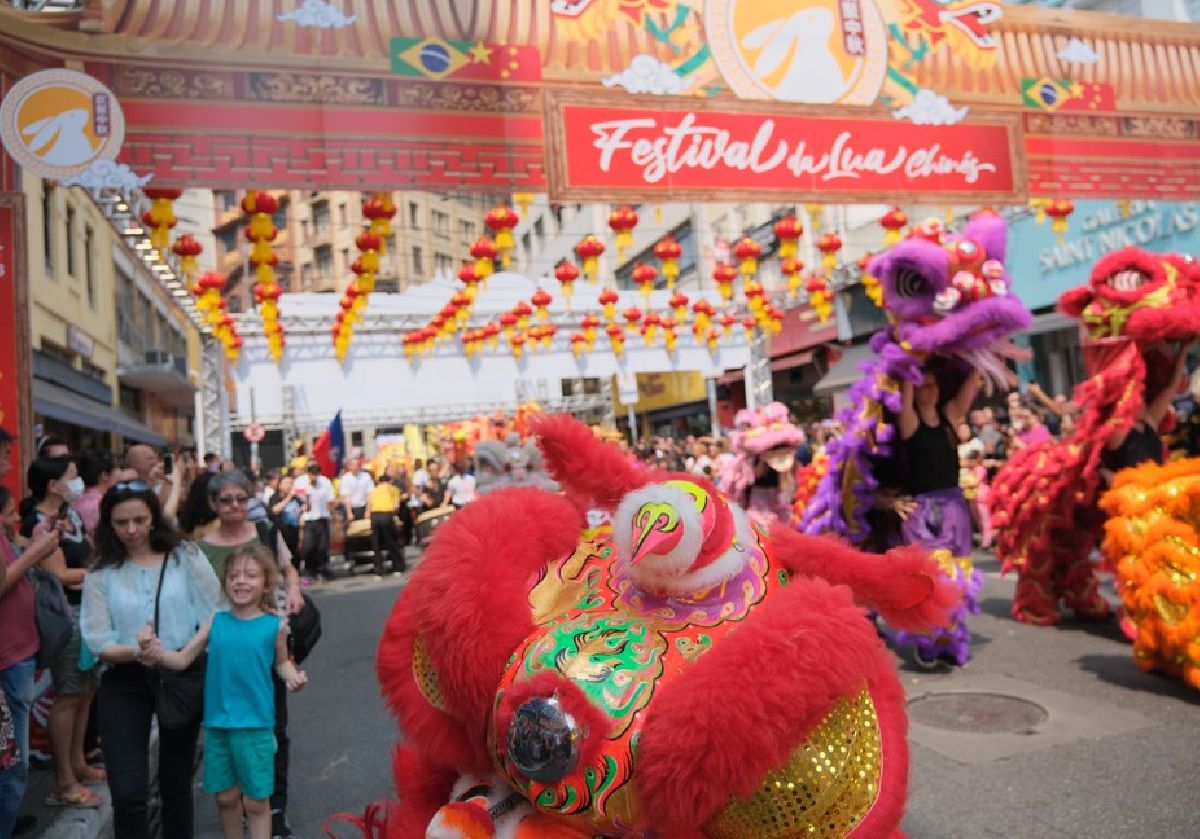 Rua 25 de Março terá o 3º Festival da Lua Chinês com apresentações culturais gratuitas e gastronomia típica
