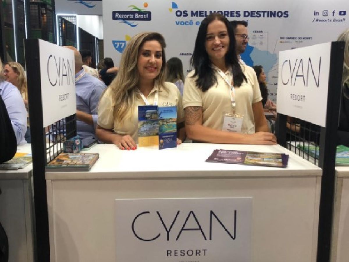 Cyan Resort by Atlantica pretende ampliar conexão com  trade turístico na ABAV Expo 2025