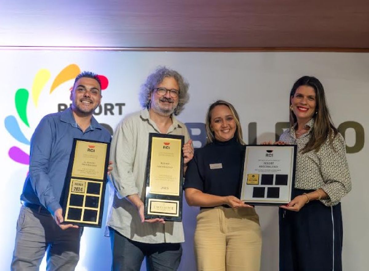 Arcobaleno Resort & Convention recebe prêmio Gold Crown da RCI